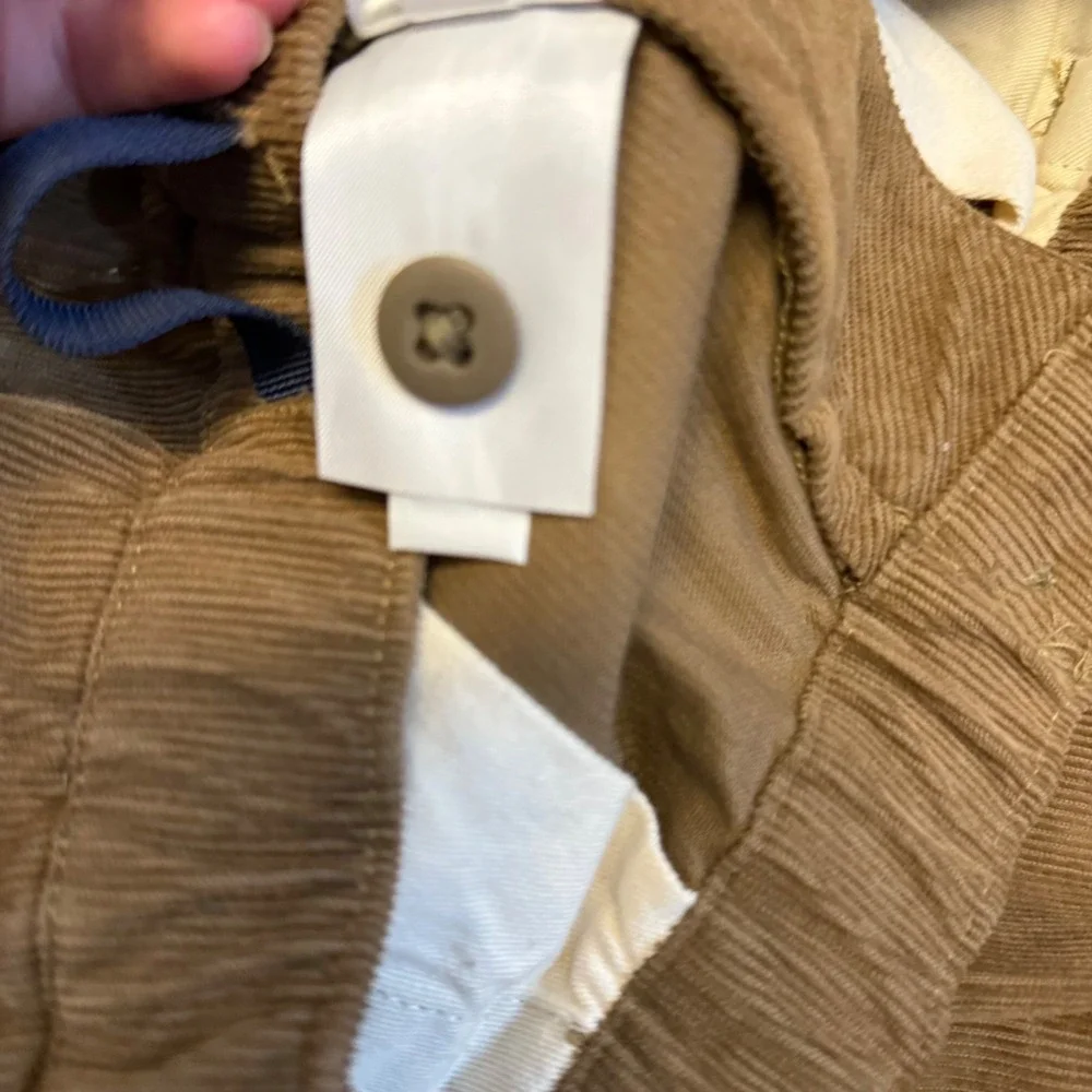 J.Crew XS Brown Corduroy‎ Belted Pants